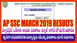 AP SSC 10TH CLASS Results 2019 [upl. by Teplica322]