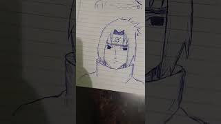 Naruto X Jujutsu Kaisen drawings naruto anime sasuke narutoshippuden please like and subscribe [upl. by Publea387]