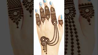 Easy Simple Stylish Mehndi DesignBack Hand Mehndi DesignMahadi DijainMehandi Digene [upl. by Nimocks]