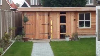 Deuren maken kun je zelf  DIY shed doors  gartenhaus tür [upl. by Doralynn]