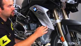 INSTALL BMW R1200GS Water Cooled  Upper Crash Bars Revised [upl. by Alcock832]