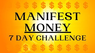 7 Day Challenge  Manifest Money Meditation [upl. by Noinatrad681]