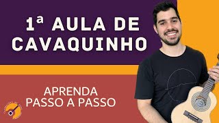 PRIMEIRA AULA DE CAVAQUINHO PARA INICIANTES  APRENDA PASSO A PASSO [upl. by Iznekcam326]