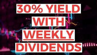 This New ETF Yields 30 and Pays WEEKLY Dividends [upl. by Fowle539]