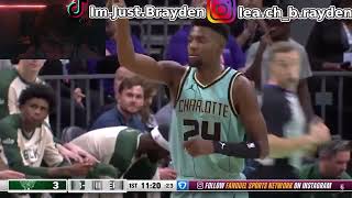 Leach reacts To Milwaukee Bucks Vs Charlotte Hornets  Full Game HIGHLIGHTS  November 16 2024 [upl. by Yelhs]