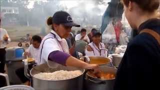 Ecuador  Quito  typical Ecuadorian food for Bravehearts at Las Tripas [upl. by Frederiksen]