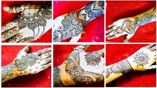 Mehndi design 2024 new style simple front hand  Back hand mehndi design  mehndi designs  mehndi [upl. by Akiemaj472]