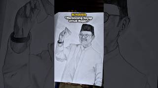 Bj Habibie Merancang Sayap Untuk Negeri fypyoutube art drawing bjhabibie gambar fypyoutube [upl. by Irbmac]