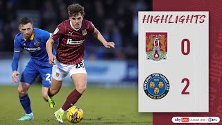 HIGHLIGHTS Northampton Town 0 Shrewsbury Town 2 [upl. by Ronalda368]