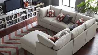 The Beckham Sectional Sofa by Bassett Furniture [upl. by Garmaise]