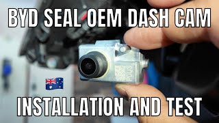 OEM BYD Seal Dash Cam Installation Step by Step Guide amp Software Test [upl. by Erret89]