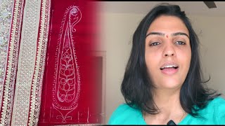 Embroidery karani padegi saree per😐 Divyani Malviya Vlog [upl. by Luanni234]