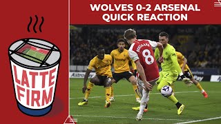 Wolves 02 Arsenal  Quick Reaction LIVE [upl. by Comyns829]