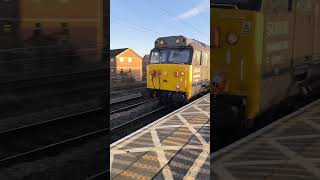 50008  47714  Hanson and Hall Class 50 drags 47714 through Northallerton [upl. by Hairym364]