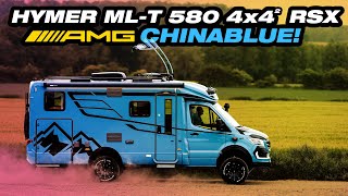 HYMER MLT 580 4x4² RSX  AMG CHINABLUE [upl. by Wilton921]