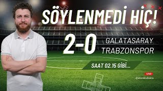 Icardinin Takımı Galatasaray 20 Trabzonspor  Ziyech Şov amp Beklentiler  G117 [upl. by Nutsud]