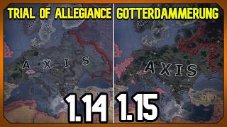 114 AAT vs 115 Götterdämmerung HOI4 AI Timelapse [upl. by Oicnanev804]