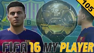 THE BALLON DOR AWARD  Episode 105  FIFA 16 My Player wStorylines The American Legend [upl. by Herzberg767]