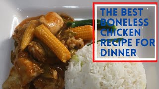 The Best Boneless Chicken Recipe For Dinner  Boneless Chicken For Dinner [upl. by Penni445]