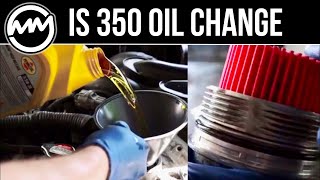 How To Oil Change On The Lexus IS 350 [upl. by Bedwell]