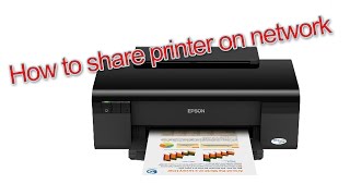 how to share printer on network in windows 7 [upl. by Llet]