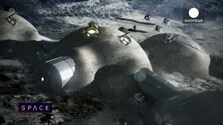 ESA Euronews Building a Moon base [upl. by Silver]