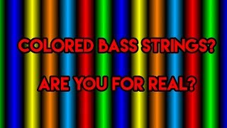 Colored Bass Strings  DR NEON [upl. by Gelasias]