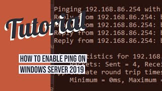 How to enable incoming PING on Windows Server 2019 inside Windows 10 under HyperV [upl. by Osnofledi29]