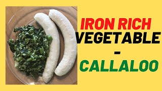 HOW TO MAKE JAMAICAN CALLALOO RECIPE [upl. by Elletsirk422]