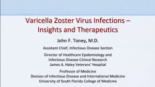 VaricellaZoster Infections Insights and Therapeutics [upl. by Akcirehs]