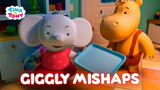 Tina amp Tony 🤣 Giggly Mishaps 😅 Best episodes collection 🔥 0  Cartoons for Children [upl. by Keldon406]