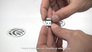 Adaptador WIFI inalámbrico USB 20 de 150Mbps 80211nbg NANO distribuido por CABLEMATIC ® [upl. by Quintilla]