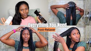 Natural to Relaxed Hair Healthy Hair Growth Wash Day Tips [upl. by Buckie239]