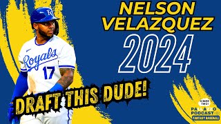 NELSON VELAZQUEZ DRAFT THIS DUDE 2024  fantasybaseball fantasybaseball2024 [upl. by Orlina]