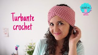 Turbantebanda para el cabello a crochet  todas las tallas [upl. by Nnylsaj]