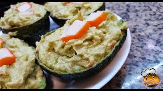 AGUACATES RELLENOS de ATUN y SURIMI [upl. by Arraeic]