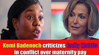 Kemi Badenoch sharply rebutted Emily Maitlis series of questions about the childbirth controversy [upl. by Allesiram]