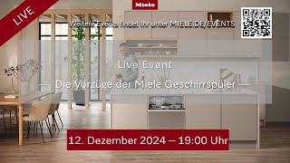 Live Event Entdecke unsere Geschirrspüler  Perfekt für die stressfreie Weihnachtszeit 🎄 [upl. by Babbie]