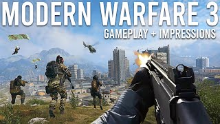 Modern Warfare 3 Gameplay and Impressions [upl. by Russel]