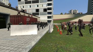 US Army amp NOOSE vs Zombies  GTA 5 NPC Wars [upl. by Enytsuj]