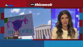 Gov Noem defends SD abortion ban [upl. by Aryajay]