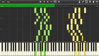 Stravinsky Petrushka Scene 1a  The Shrovetide Fair Synthesia [upl. by Belinda397]