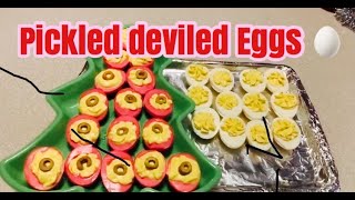 How to make Pickled Deviled Eggs right in time for the holidays [upl. by Rudich]