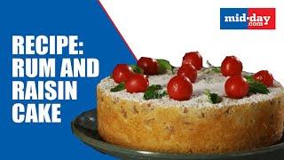 Rum and Raisin Cake Recipe  Christmas 2018  Christmas Cake  Traditional Christmas Cake [upl. by Matthus584]