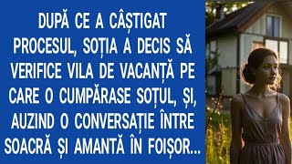 După ce a câştigat procesul soția a decis să verifice vila de vacanță pe care o cumpărase soțul [upl. by Aknayirp189]