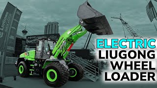 Liugong AllElectric Wheel Loader 856HE MAX  CONEXPOCONAGG [upl. by Ttenyl]