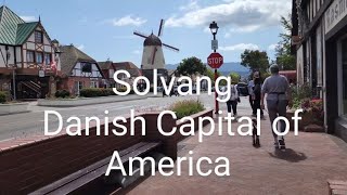 ✨️🇩🇰 Solvang California Danish Capital of USA Walking Tour 4K Things to do in Solvang [upl. by Surdna]