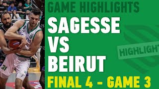 Highlights Sagesse vs Beirut  Final 4  Game 3  07 May 2024 [upl. by Suivatnom5]