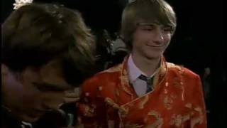 Fred Figglehorn gets a robe  YouTube Live Backstage [upl. by Gievlos]