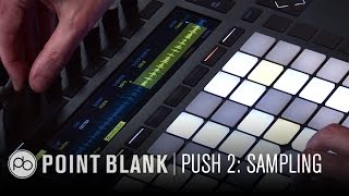 Ableton Push 2 Sampling from Vinyl [upl. by Anelam]